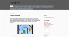 Desktop Screenshot of gry-logiczne.eu